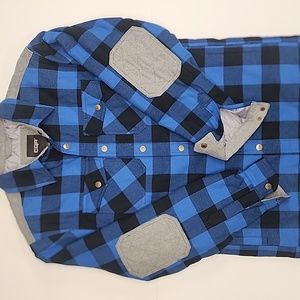 NWT CQR Men's Plaid Flannel Quilt Lined Shirt Jacket.